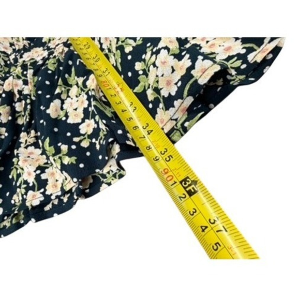 byTiMo‎ New York Blossom Crepe Gather Mini Dress  Floral XS NWT  Babydoll Sexy - Picture 15 of 16